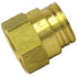 1023-8 by TECTRAN - Air Brake Air Line Nut - Brass, 1/2 in. I.D Hose, with Spring - D.O.T