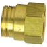 1023-8 by TECTRAN - Air Brake Air Line Nut - Brass, 1/2 in. I.D Hose, with Spring - D.O.T