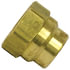 1025-8 by TECTRAN - Air Brake Air Line Nut - Brass, 1/2 in. I.D Hose, D.O.T