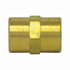Tectran 103-E Air Brake Air Line Fitting Air Brake Pipe Coupling - Brass, 3/4 inches Pipe Thread