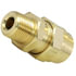 105 by TECTRAN - Air Brake Air Line Fitting - Brass, 3/8 in. I.D Hose, without Spring Guard