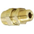 105 by TECTRAN - Air Brake Air Line Fitting - Brass, 3/8 in. I.D Hose, without Spring Guard