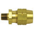 105 by TECTRAN - Air Brake Air Line Fitting - Brass, 3/8 in. I.D Hose, without Spring Guard