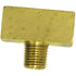 Tectran 106-C Air Brake Air Line Fitting Air Brake Air Line Thread Branch Tee - Brass, 3/8 in. Pipe Thread, Extruded