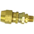 1106-8 by TECTRAN - Air Brake Air Line Fitting - Brass, 1/2 in. Hose I.D, Swivel Type, D.O.T