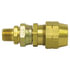 1106-8 by TECTRAN - Air Brake Air Line Fitting - Brass, 1/2 in. Hose I.D, Swivel Type, D.O.T