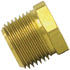 110-CA by TECTRAN - Air Brake Air Line Fitting - Brass, Bushing, 3/8 in. Male, 1/8 in. Female Thread