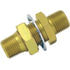 115-88 by TECTRAN - Air Brake Frame Coupling - Brass, 2.9 in. O.A.L, 1/2 in. Male, 1/4 in. Female