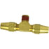 1172-4B by TECTRAN - Air Brake Air Line Thread Branch Tee - Brass, 1/4 in. Tube Size, Male