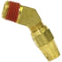 1174-4B by TECTRAN - DOT 45-Deg Elbow to Male Pipe Fitting for Copper Tubing, 1/4" Tube Size, 1/4" Pipe Thread