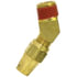 1174-4B by TECTRAN - DOT 45-Deg Elbow to Male Pipe Fitting for Copper Tubing, 1/4" Tube Size, 1/4" Pipe Thread