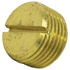 117-B by TECTRAN - Air Brake Pipe Head Plug - Brass, 1/4 inches Pipe Thread, Slotted