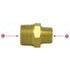 122-CA by TECTRAN - Air Brake Reduction Nipple - Brass, 3/8 in. Pipe Thread A, 3/8 in. Pipe Thread B