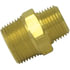 122-CB by TECTRAN - Air Brake Reduction Nipple - Brass, 3/8 in. Pipe Thread A, 3/8 in. Pipe Thread B