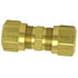 1362-4 by TECTRAN - Air Brake Air Line Union - Brass, 1/4 inches Tube Size