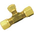 1364-886 by TECTRAN - Air Brake Air Line Union - Brass, 1/2 in. Tube Size