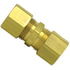 88247 by TECTRAN - Compression Fitting - Brass, 1/4 inches Tube Size, Union