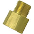 88168 by TECTRAN - Air Brake Governor Adapter - Brass, 3/8 in. Female Pipe, 3/8 in. Male Thread