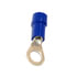 42086 by TECTRAN - Ring Terminal - 16-14 Wire Gauge, Blue, #10 Stud Size, Vinyl, Retail Pack