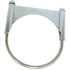 MUC45G by TECTRAN - Exhaust Muffler Clamp - 4-1/2 in. O.D, Zinc Plated, Saddle Type, with U-Bolt and Band