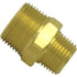 88184 by TECTRAN - Air Brake Reduction Nipple - Brass, 3/8 in. Pipe Thread A, 3/8 in. Pipe Thread B