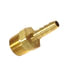 89011 by TECTRAN - Air Brake Air Line Fitting - Brass, 1/4 in. I.D, 3/8 in. Thread, Hose Barb to Male Pipe