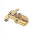 90073 by TECTRAN - Air Brake Air Shut-Off Petcock - Brass, External Seat