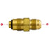 41440-WHD by TECTRAN - Air Brake Air Line Fitting - Brass, 1/4 in. O.D, Power Steering Male 37 deg. JIC Adapter