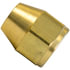 41S-2 by TECTRAN - SAE 45 Deg Flared Brass Fitting Nut, 1/8" Tube Outside Diameter