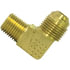 49-4D by TECTRAN - SAE 90-Deg Male Elbow Flare Fitting, 1/4 in. Tube Size, 1/2 in. Pipe Thread