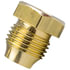 461-4 by TECTRAN - Air Brake Air Line Sleeve - Brass, 1/4 inches Tube Size, Threaded Nut