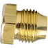 461-4 by TECTRAN - Air Brake Air Line Sleeve - Brass, 1/4 inches Tube Size, Threaded Nut