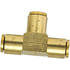 PL1364-4 by TECTRAN - Air Brake Air Line Union - Brass, 1/4 in. Tube Size