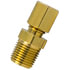 446812WHD by TECTRAN - Compression Fitting - Brass, 1/8 in. Tube Size, 1/8 in. Pipe Thread, Male