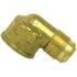 50-6B by TECTRAN - Flare Fitting - Brass, 3/8 in. Tube Size, 1/4 in. Pipe Thread, Female Elbow