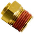 PL136810C by TECTRAN - DOT Male Push-Lock Brass Connector Fitting for Nylon Tubing, 5/8" Tube Size, 3/8" Pipe Thread