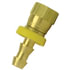 89406 by TECTRAN - Air Tool Hose Barb - Brass, 1/4 in. Hose I.D, 1/4 in. Tube, Female, Flare Swivel