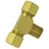 72-5A by TECTRAN - Compression Fitting - Brass, 5/16 in. Tube, 1/8 in. Thread, Male Branch Tee