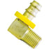 724-82 by TECTRAN - 90-Deg Elbow Male Pipe Rigid Fitting, 3/8 in. Hose ID, 1/4"-18 Pipe Thread