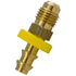 727-55 by TECTRAN - Air Brake Air Line Fitting - Brass, 5/16 in. Hose I.D, 1/2-20 in. Thread, Rigid Grip