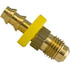 727-55 by TECTRAN - Air Brake Air Line Fitting - Brass, 5/16 in. Hose I.D, 1/2-20 in. Thread, Rigid Grip