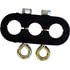 47010 by TECTRAN - 3-Hole Beefy Clamp, with 2 Eye Bolts, Holds (2) Air Lines and (1) Power Line