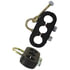 47009 by TECTRAN - 3-Hole Beefy Clamp, with U-Bolt and Eye Bolt, Holds (2) Air Lines and (1) Power Line