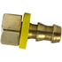 736-45 by TECTRAN - Inverted Flare Fitting - Brass, 1/4 Hose, 5/16 Tube, 1/2-20 Thread, Female, Rigid