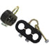 47009 by TECTRAN - 3-Hole Beefy Clamp, with U-Bolt and Eye Bolt, Holds (2) Air Lines and (1) Power Line