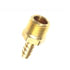 89018 by TECTRAN - Air Tool Hose Barb - Brass, 3/8 in. I.D, 1/2 in. Thread, Hose Barb to Male Pipe