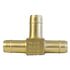 964-8 by TECTRAN - Air Tool Hose Barb - Brass, 1/2 in. Tube, Union Tee