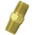 88186 by TECTRAN - Air Brake Pipe Nipple - Brass, 1/2 inches Pipe Thread, Hex