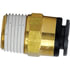 QL136812C by TECTRAN - DOT Male Push-Lock Composite Connector Fitting, 3/4" Tube Size, 3/8" Pipe Thread