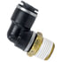 QL136910E by TECTRAN - DOT 90-Deg Male Elbow Push-Lock Swivel Composite Fitting, 5/8" Tube Size, 3/4" Pipe Thread